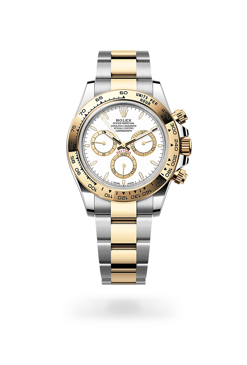 Rolex Cosmograph Daytona in Oyster, 40 mm, Edelstahl Oystersteel und Gelbgold, M126503-0001 bei Hunke Uhren