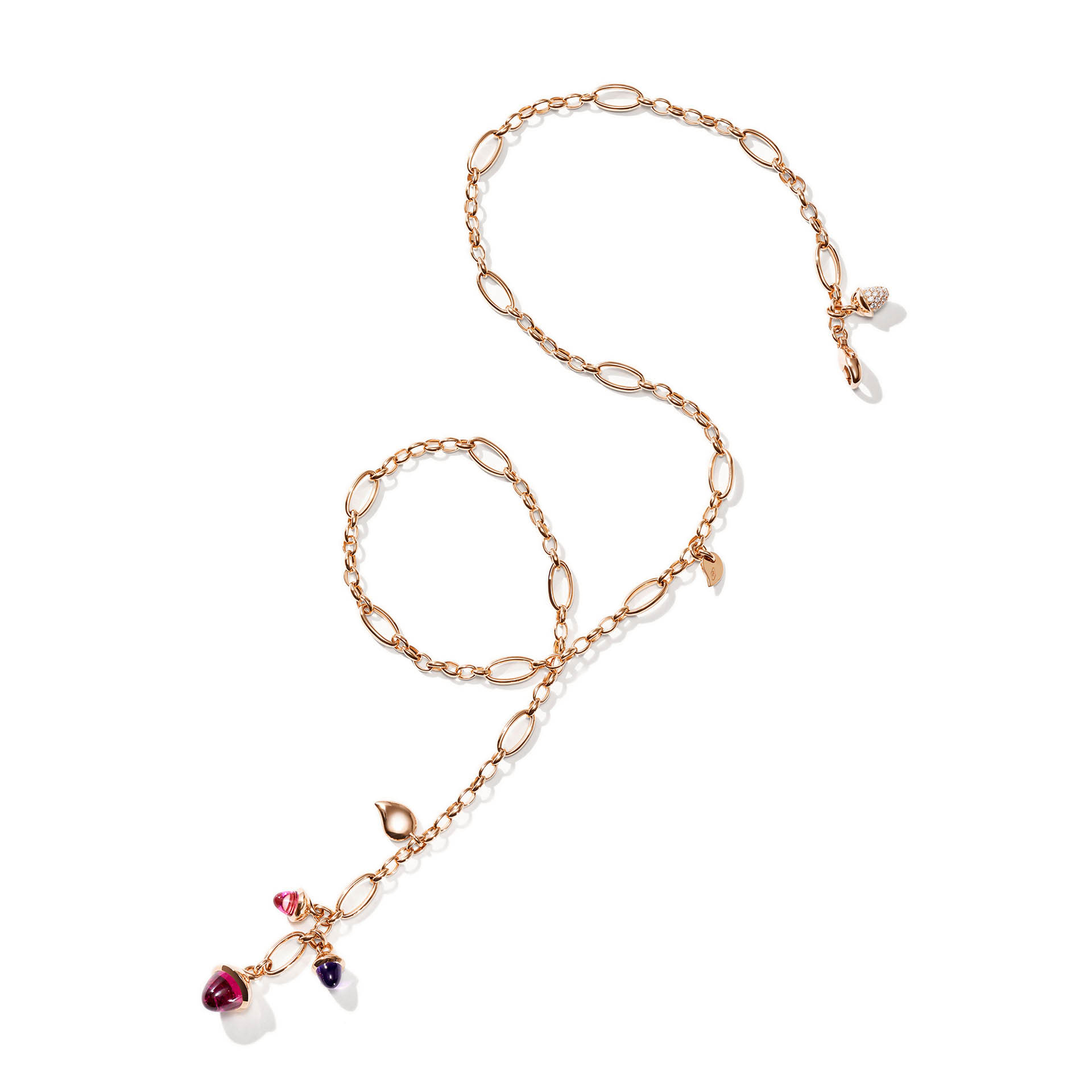 Halsschmuck Mikado Delicate Wildberry Pavé