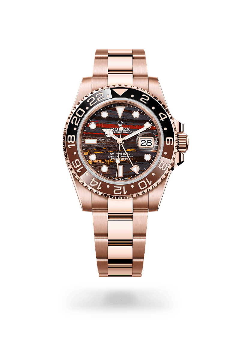 Rolex GMT-Master II in Oyster, 40 mm, Everose-Gold, M126715CHNR-0002 bei Hunke Uhren