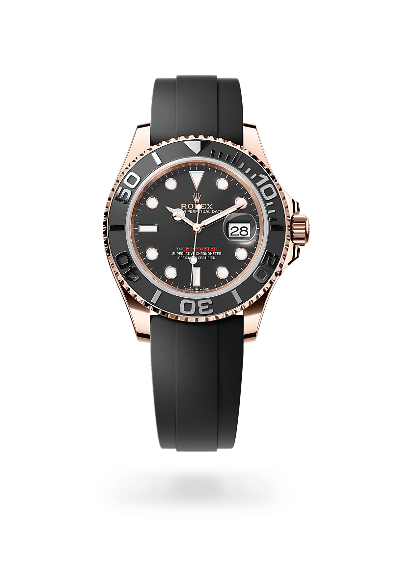Rolex Yacht-Master 40 in Oyster, 40 mm, Everose-Gold, M126655-0002 bei Hunke Uhren