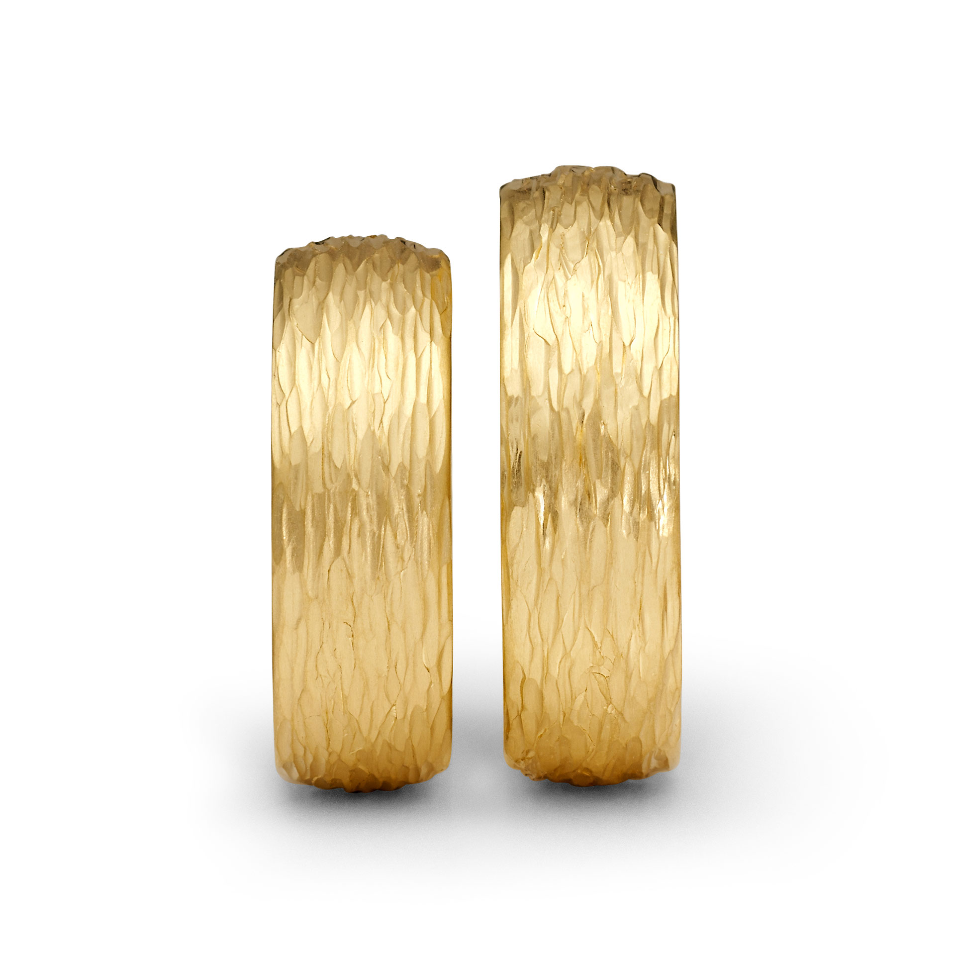 Trauring Hammerschlag Linea Längs