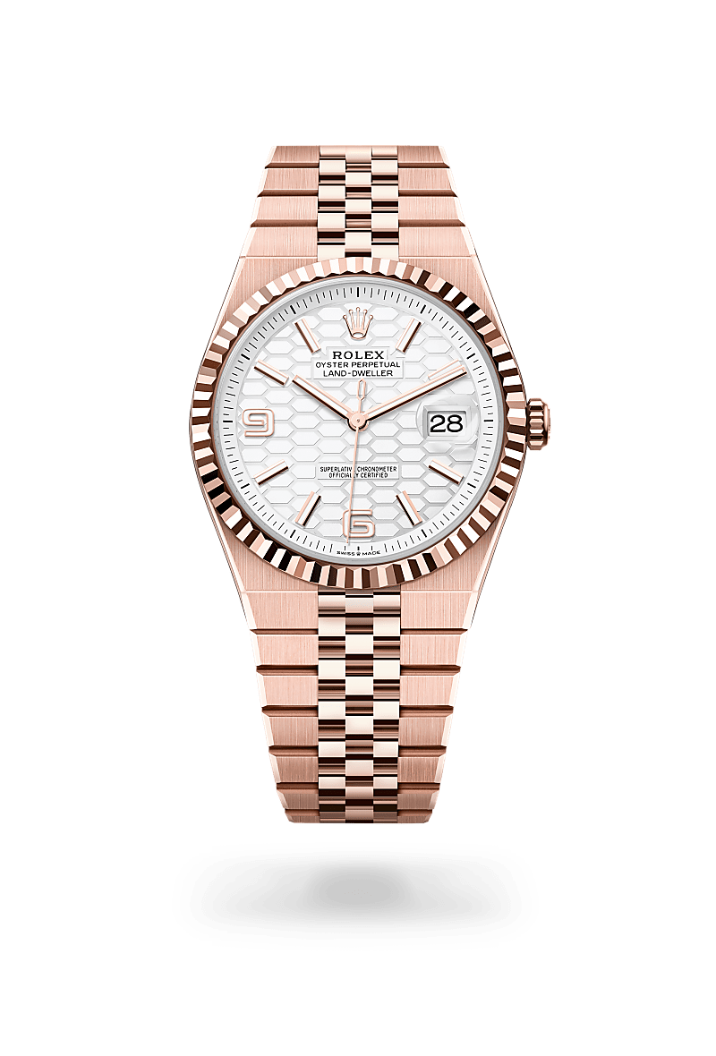 Rolex Land-Dweller in 18 Karat Everose-Gold, M127335-0001 – Hunke Uhren