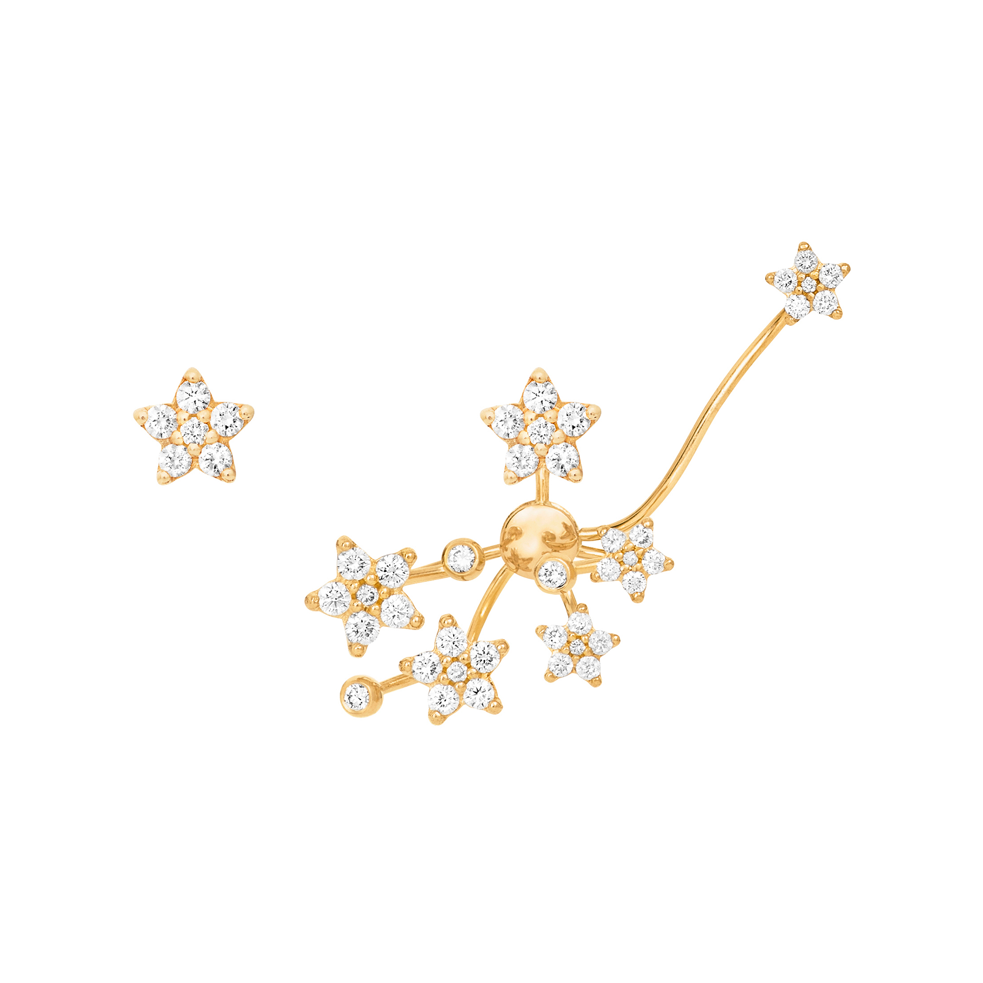 Ohrschmuck Einhänger Shooting Stars