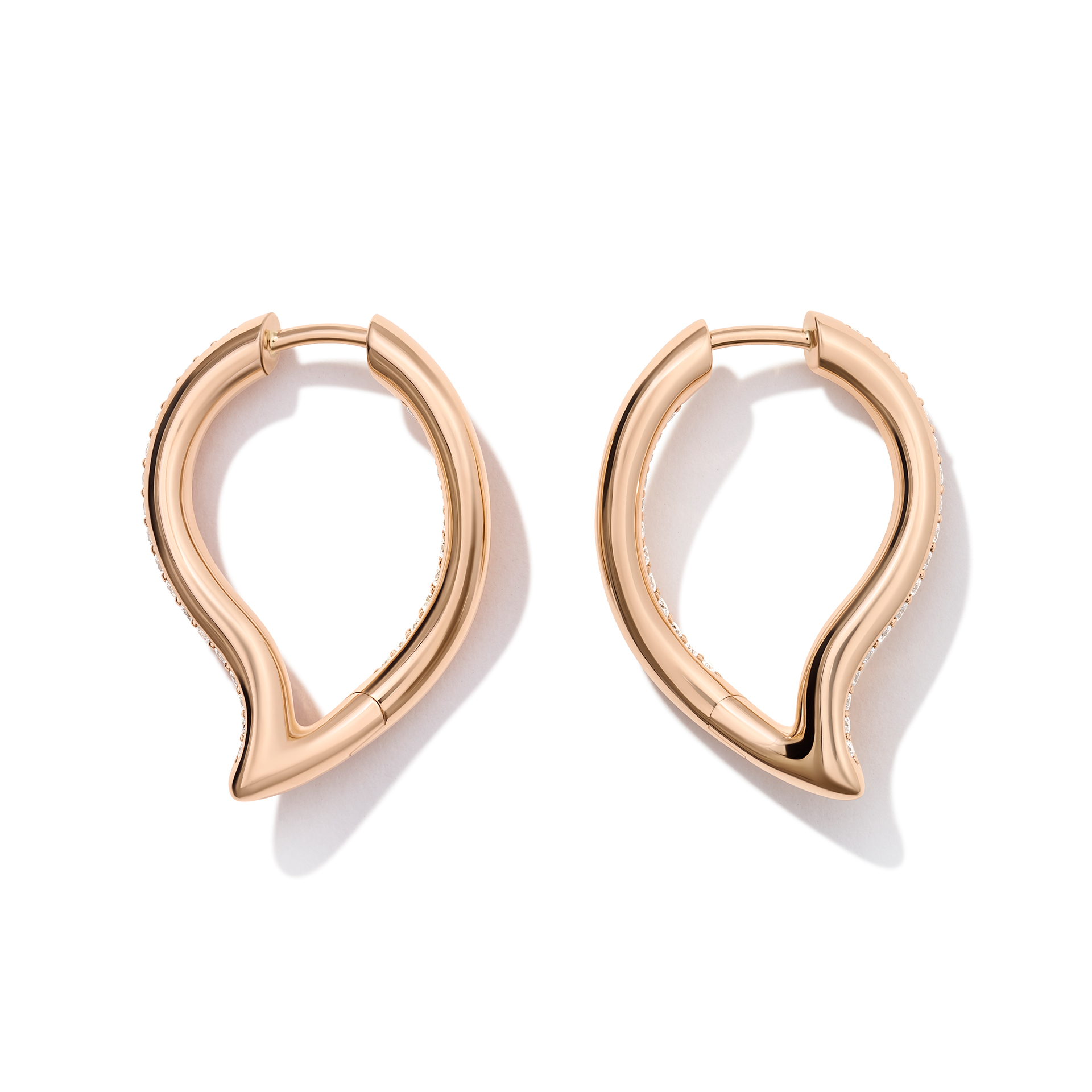 Ohrschmuck Signature Hoop Twisted Drop