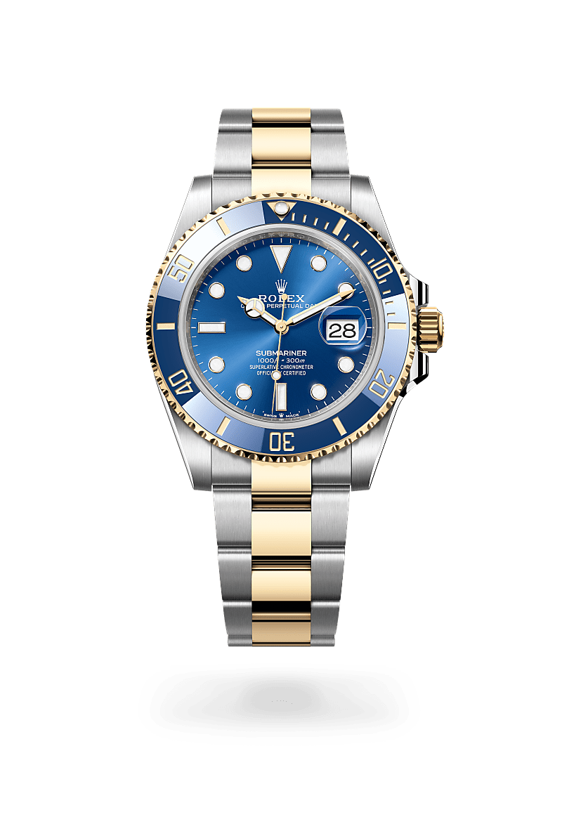 Rolex Submariner Date in Oyster, 41 mm, Edelstahl Oystersteel und Gelbgold, M126613LB-0002 bei Hunke Uhren