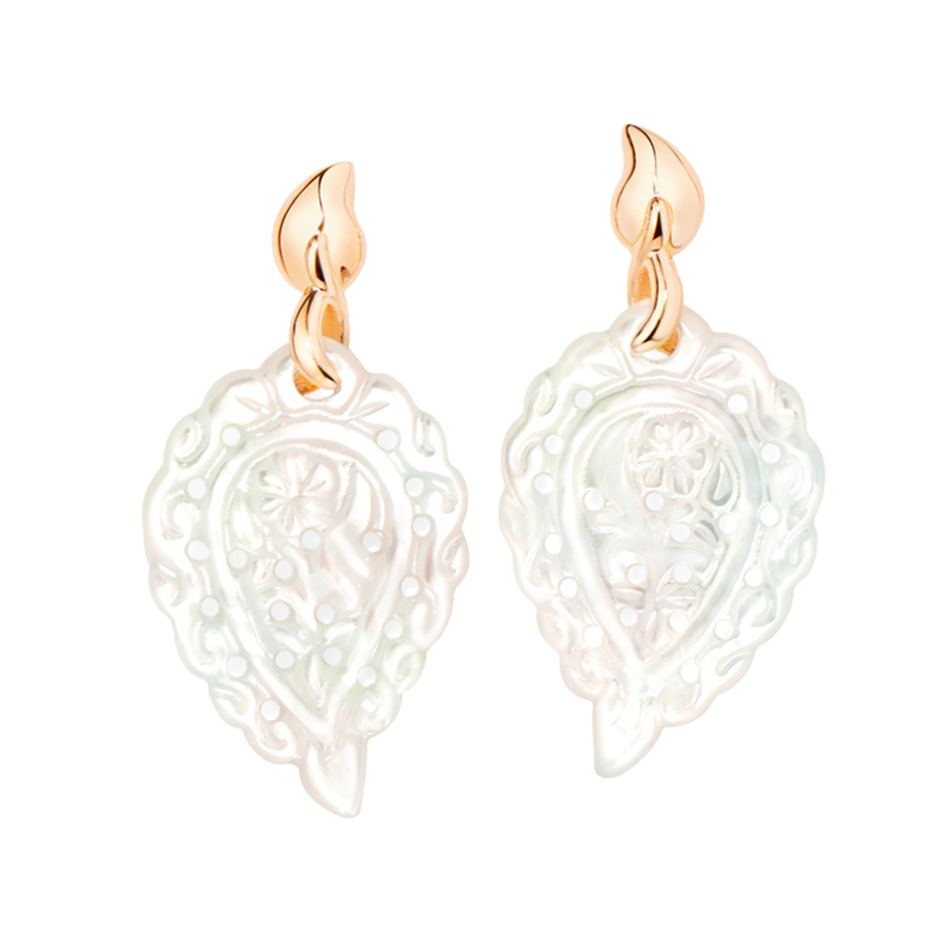 Ohrschmuck India Leaf