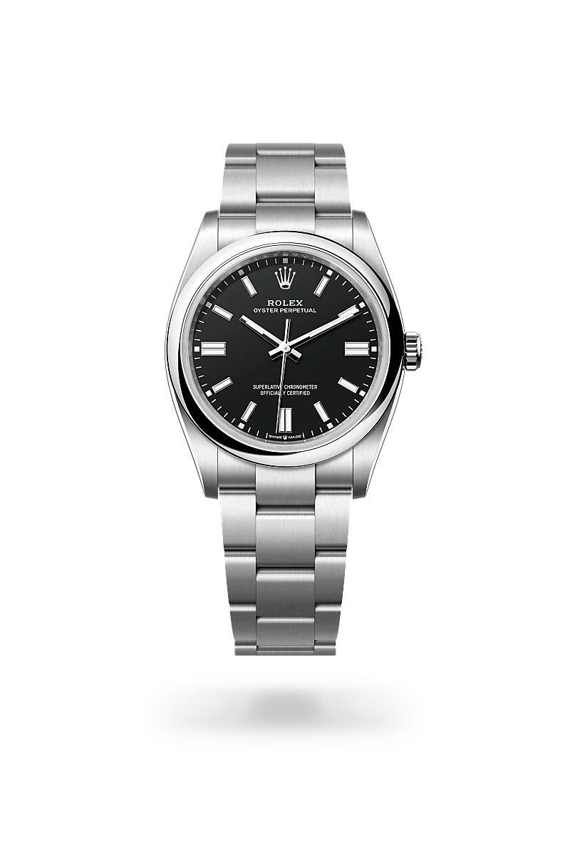 Rolex Oyster Perpetual 36 in Oyster, 36 mm, Edelstahl Oystersteel, M126000-0014 bei Hunke Uhren