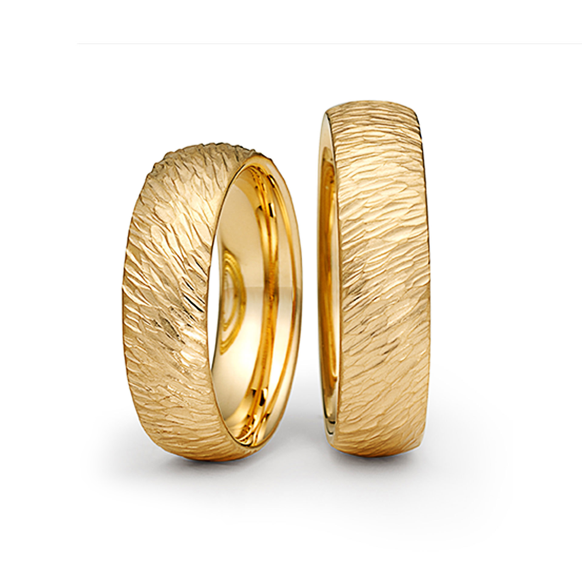 Trauring Hammerschlag Linea Längs