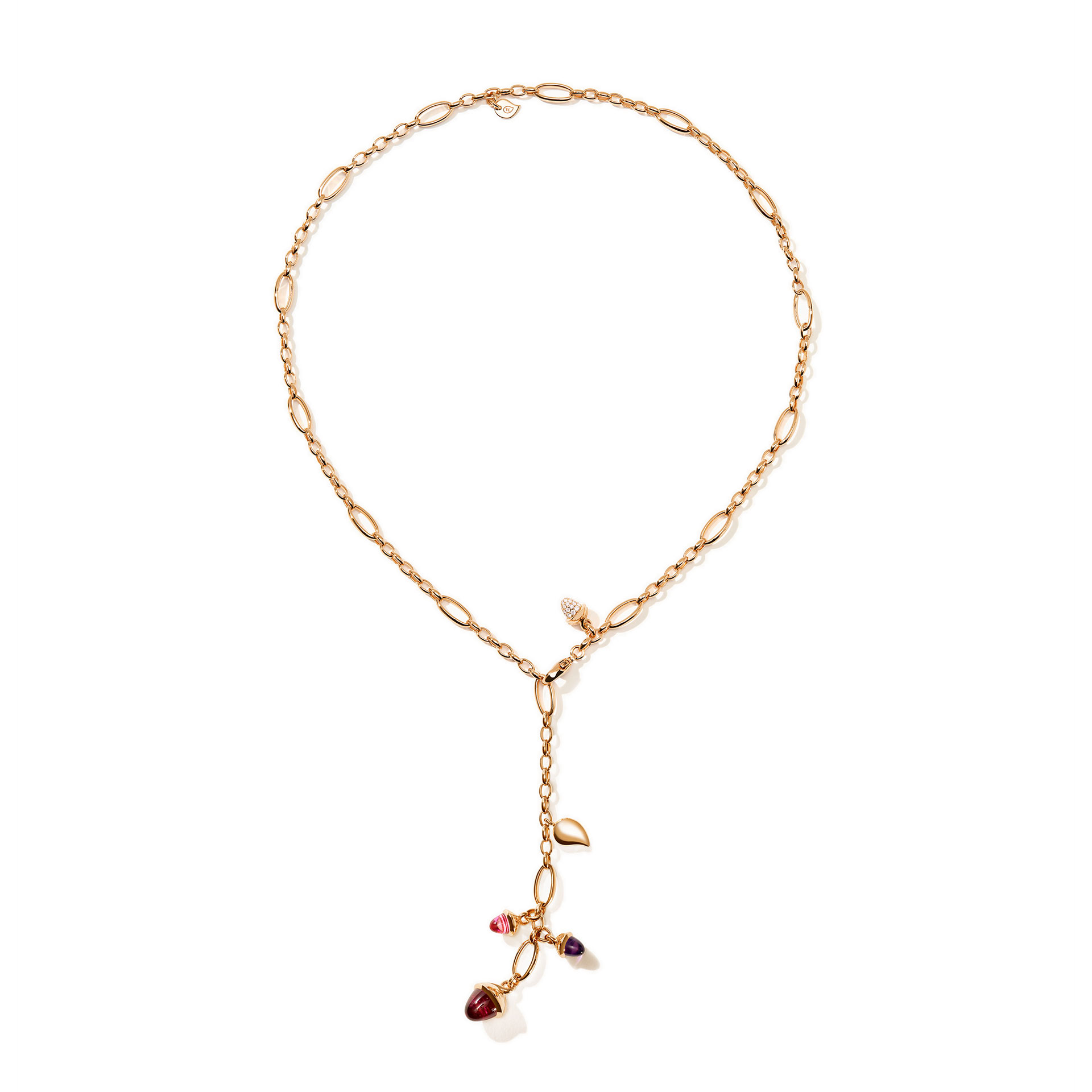 Halsschmuck Mikado Delicate Wildberry Pavé