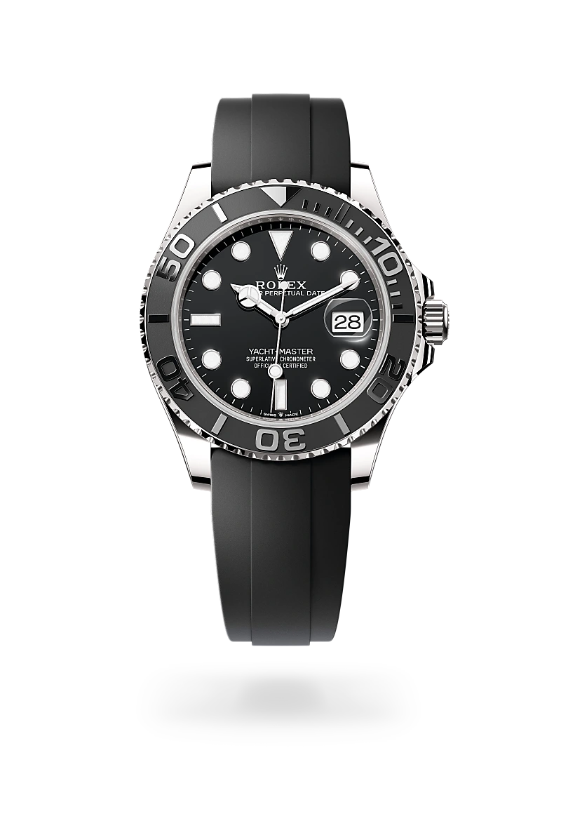 Rolex Yacht-Master 42 in Oyster, 42 mm, Weißgold, M226659-0002 bei Hunke Uhren