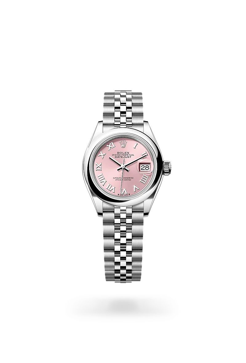Rolex Lady-Datejust in Oyster, 28 mm, Edelstahl Oystersteel, M279160-0013 bei Hunke Uhren