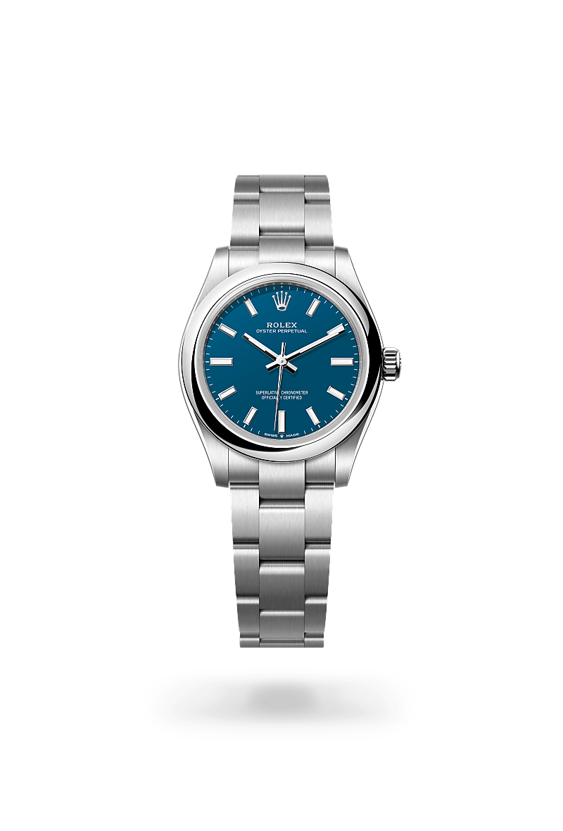 Rolex Oyster Perpetual 31 in Oyster, 31 mm, Edelstahl Oystersteel, M277200-0017 bei Hunke Uhren