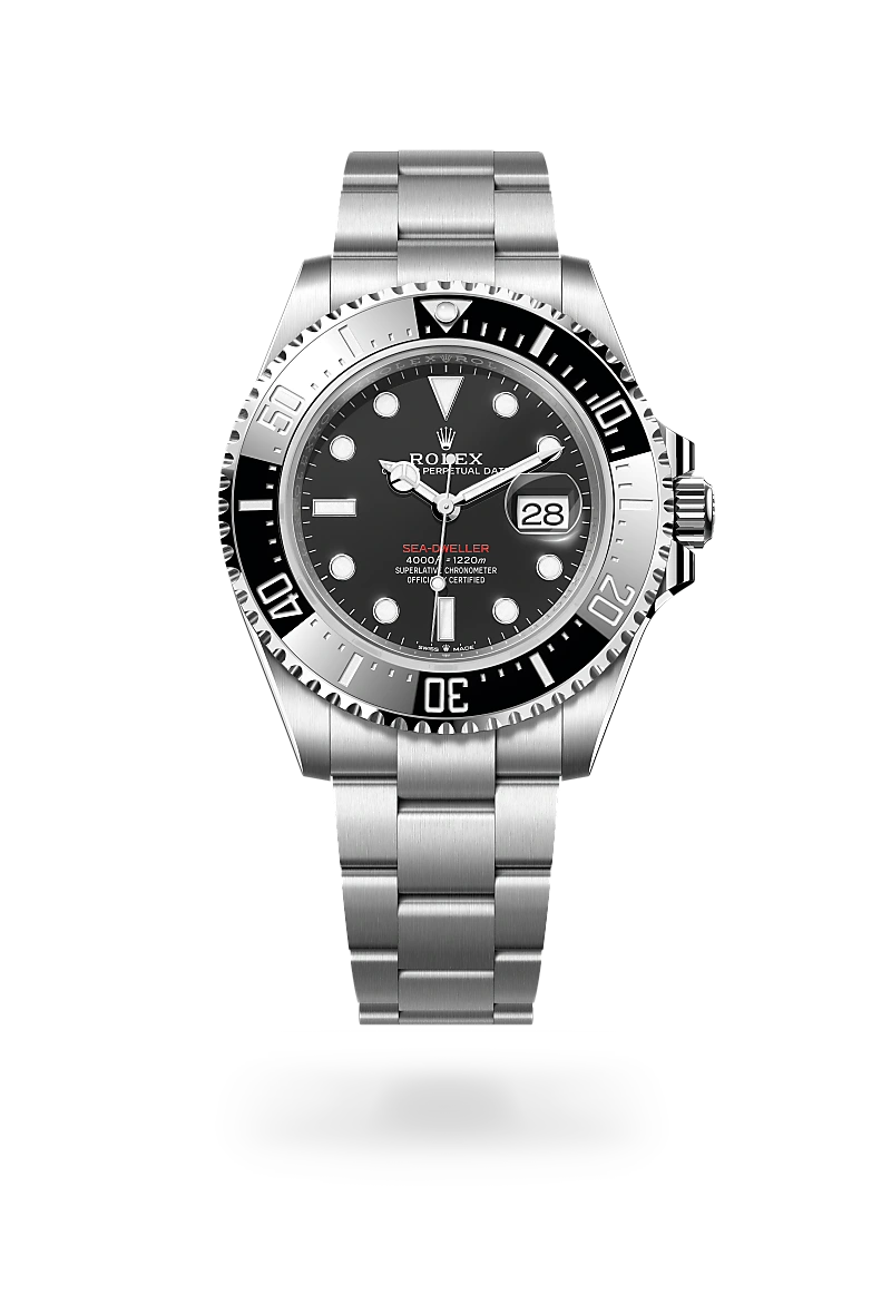 Rolex Sea-Dweller in Oyster, 43 mm, Edelstahl Oystersteel, M126600-0002 bei Hunke Uhren