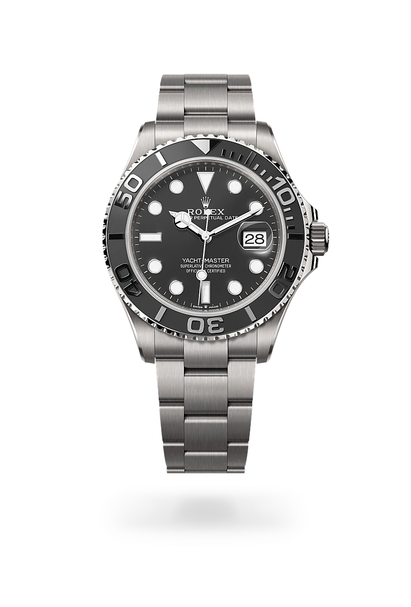 Rolex Yacht-Master 42 in Oyster, 42 mm, Titan RLX, M226627-0001 bei Hunke Uhren