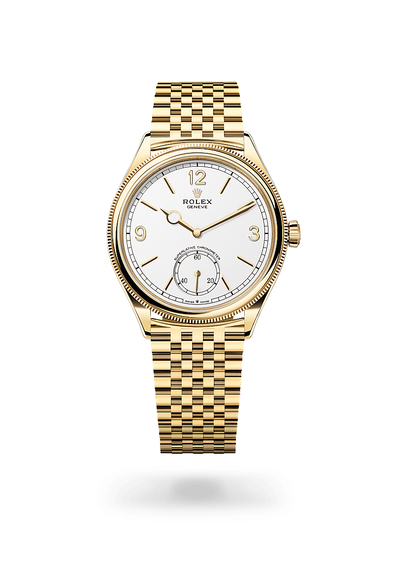 Rolex 1908 in 39 mm, 18 Karat Gelbgold, poliert, M52508-0008 bei Hunke Uhren