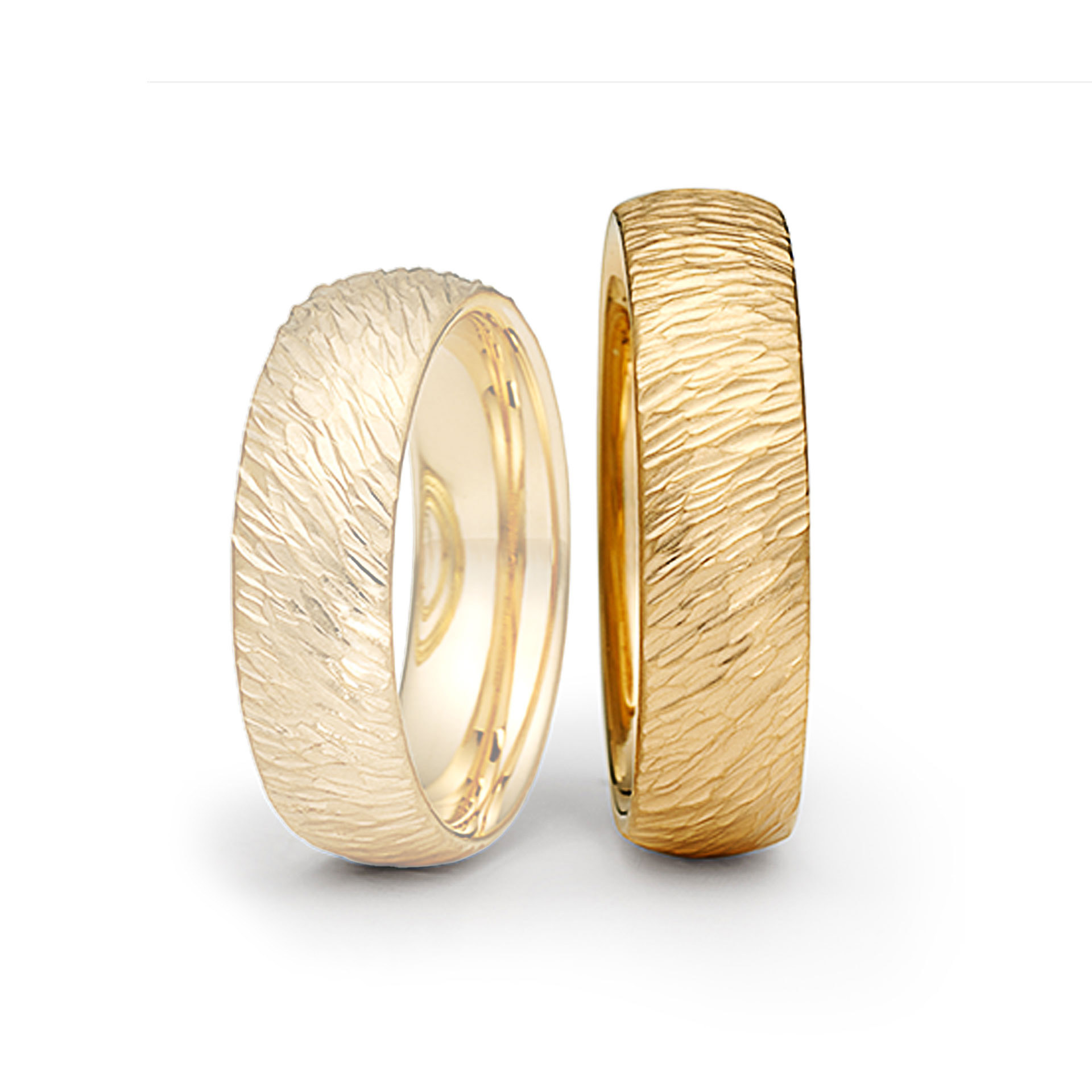 Trauring Hammerschlag Linea Längs