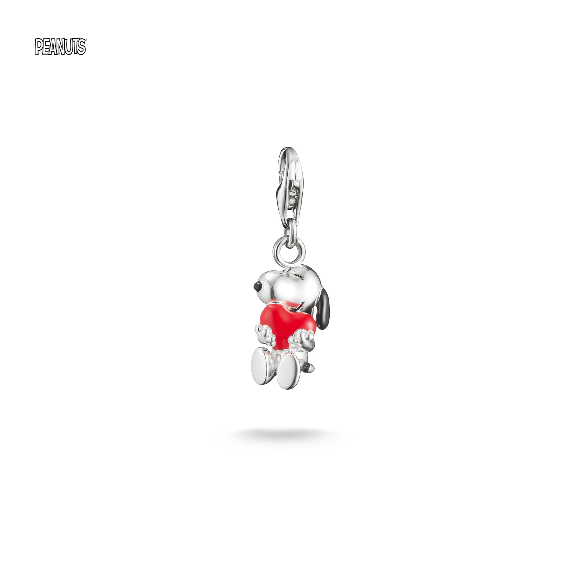 Charm-Anhänger Snoopy Herz