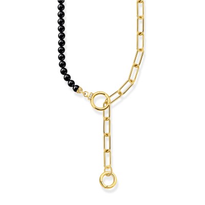 Halsschmuck Beads Onyx Halsschmuck Beads Onyx