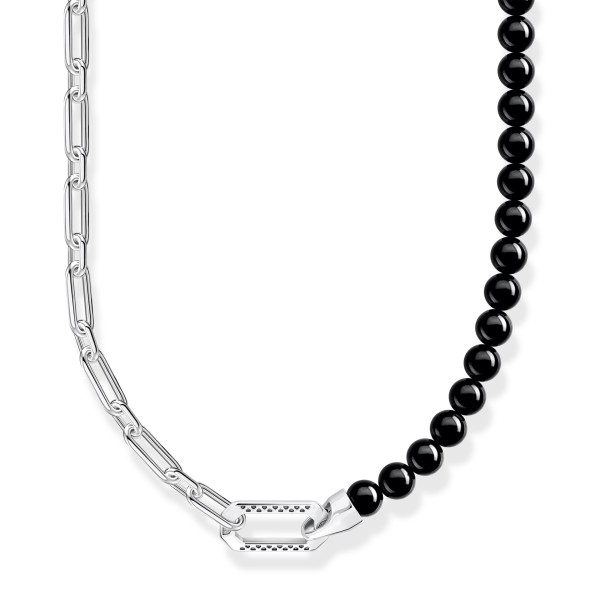 Halsschmuck Beads Onyx