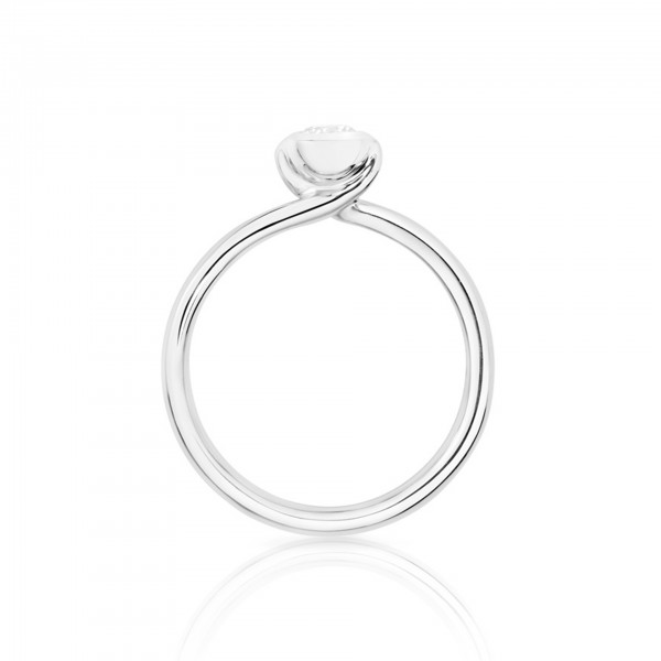 Ring Bouton Solitaire