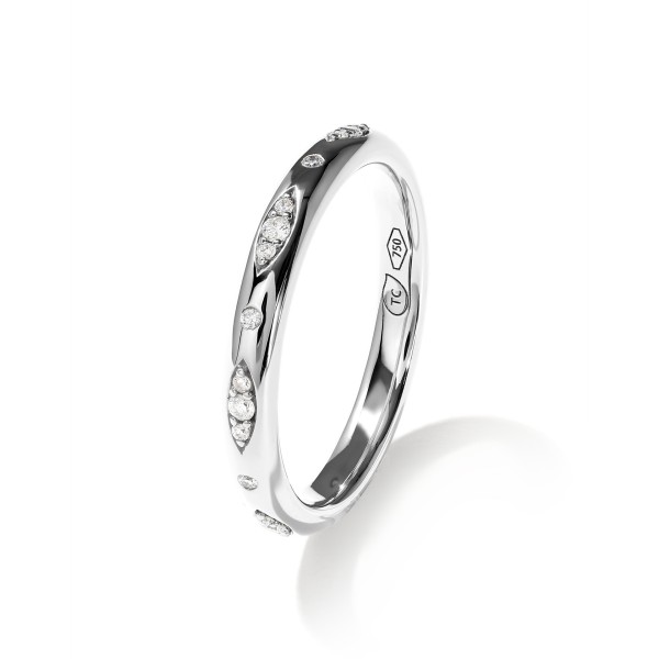 Ring Gypsy Band Classic Pavé