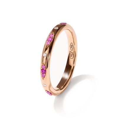 Ring Gypsy Band Blush Pavé Ring Gypsy Band Blush Pavé